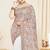 white designer saree with kashmiri resham embroidery