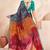 multicolor or premium printed saree with blouse