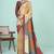 multicolor or premium printed saree with blouse