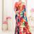 multicolor or premium printed saree with blouse