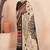 black n cream or premium printed saree with blouse