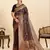 trendy designer dark wine soft silk blend  saree for women for  perfect for festive & celebration look