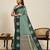 stylish women's light green soft silk blend  indian wear  saree with unstiched blouse piece