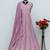 Onion Pink Embroidered Chinon Anarkali suit