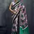 satin lilac printed saree with blouse fabric