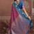 purple weaving work tussar art silk festival contemporary saree