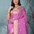 elegant lilac silk blend saree with intricate brocade work