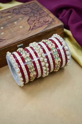 Traditional punjabi chooda for brides