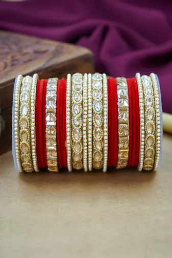 Traditional punjabi chooda for brides