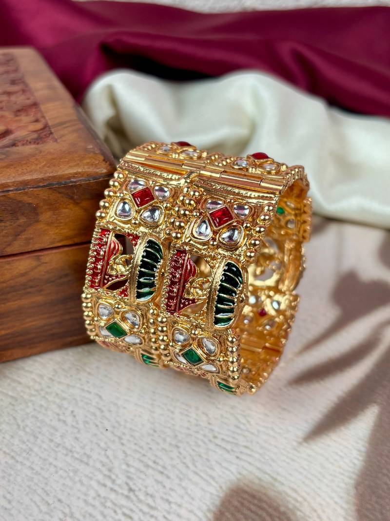 traditional punjabi bridal chooda set for brides