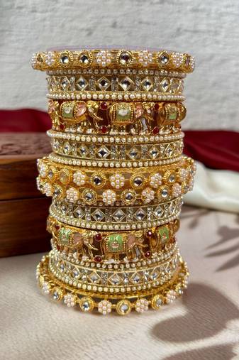 Traditional punjabi chooda for brides