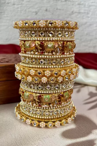 Traditional punjabi chooda for brides