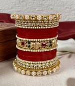 Traditional punjabi chooda for brides