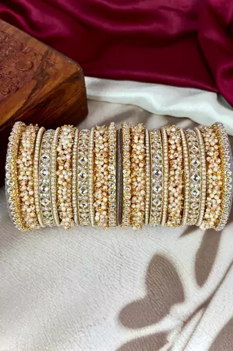 Traditional punjabi chooda for brides