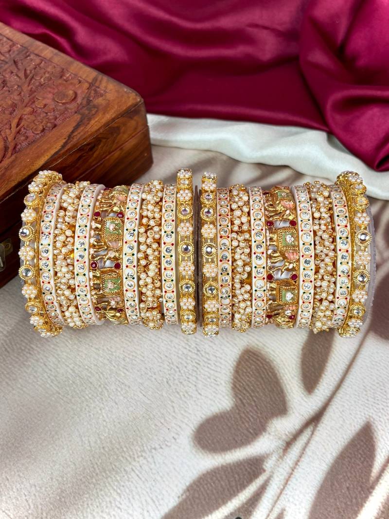 Traditional punjabi chooda for brides