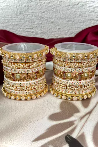 Traditional punjabi chooda for brides