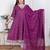   plus size women's bandhani embroidred ethnic anarkali kurta and dupatta