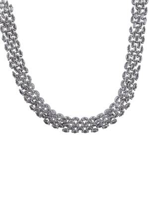 Sparkling american diamond necklace set 3
