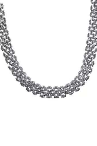 Sparkling american diamond necklace set