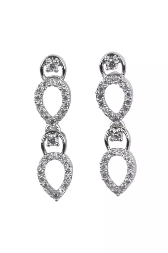 Lightweight american diamond necklace set