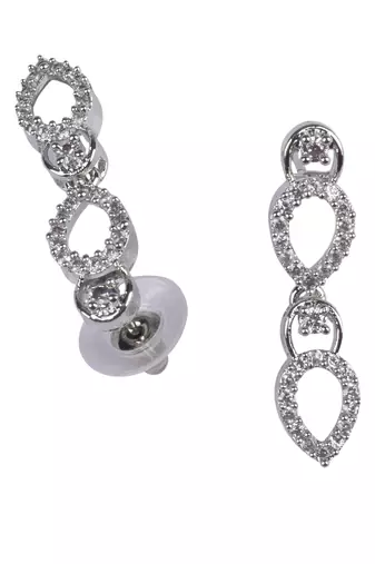 Lightweight american diamond necklace set