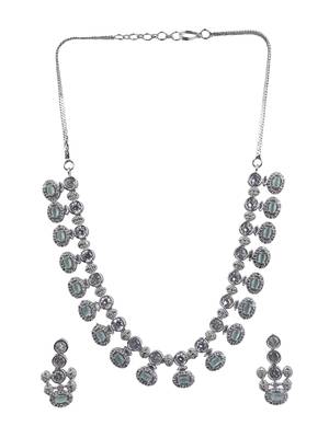Trendy turquoise ad necklace set 2