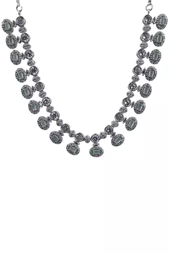 Trendy turquoise ad necklace set