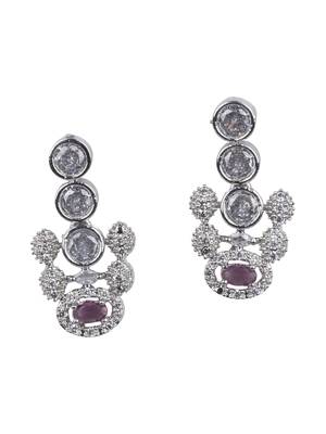 Trendy pink ad necklace set 4