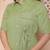   womens green party dress with belt