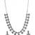 Trendy white ad necklace set