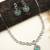 Statement turquoise ad necklace set