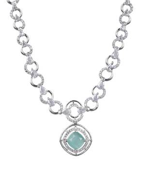 Statement turquoise ad necklace set 3