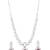 Statement red ad necklace set