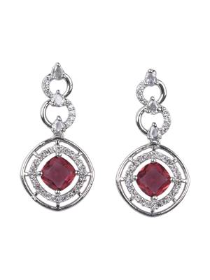 Statement red ad necklace set 4