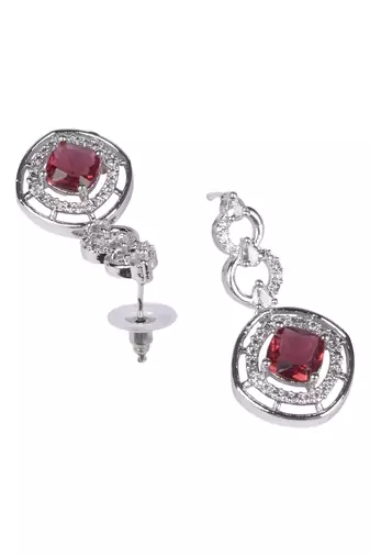 Statement red ad necklace set