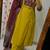 Floral printed v neck pure cotton kurta trouser & dupatta set