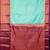 Aqua blue and purple semi silk saree