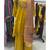 yellow cotton silk thread sequence designer palazzo suit
