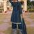 rama georgette thread embroidery chain stitch designer salwar suit