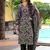 black printed kurta set with dupatta