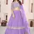 lavender a-line lehenga choli with dupatta