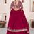Beautiful Pink Sequins Georgette Wedding Wear Lehenga Choli Set