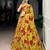olive marble floral printed chaniya choli for women