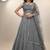 grey georgette heavy sequence work lehenga choli set