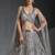 grey georgette heavy sequence work lehenga choli set