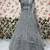 grey georgette heavy sequence work lehenga choli set