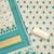 teal chanderi cotton 3-piece resham weaving dress material