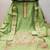 pista green chanderi cotton 3 piece dress material