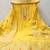 yellow chanderi cotton 3 piece dress material