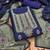 navy blue chanderi cotton 3 piece dress material